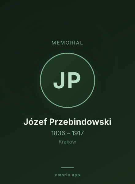 Memorial portrait of Józef Przebindowski