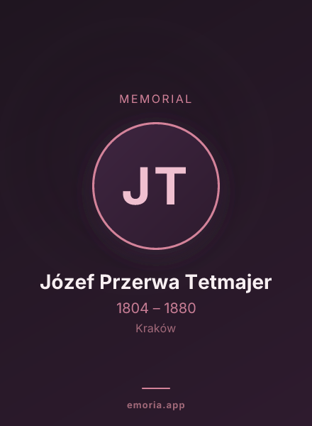 Memorial portrait of Józef Przerwa Tetmajer