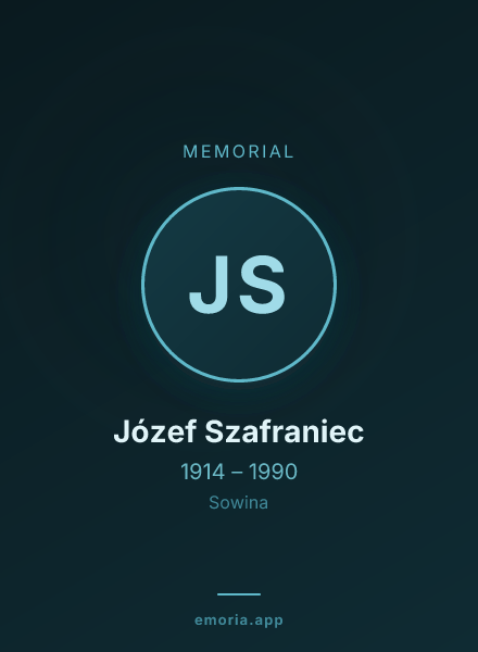 Memorial portrait of Józef Szafraniec