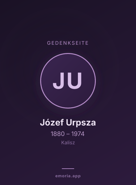 Gedenkportrait von Józef Urpsza