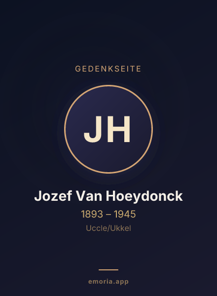 Gedenkportrait von Jozef Van Hoeydonck