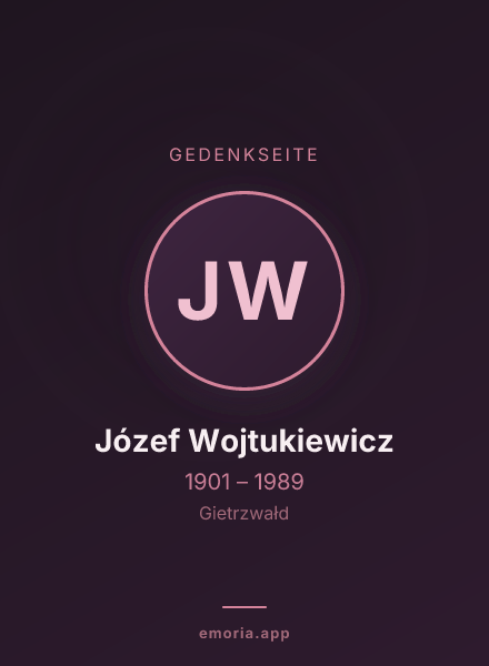Gedenkportrait von Józef Wojtukiewicz