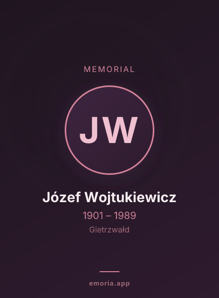 Memorial portrait of Józef Wojtukiewicz