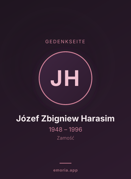 Gedenkportrait von Józef Zbigniew Harasim