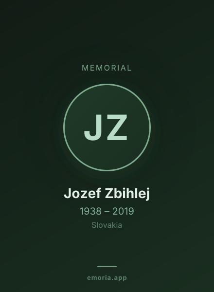 Memorial portrait of Jozef Zbihlej