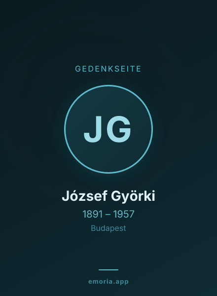 Gedenkportrait von József Györki