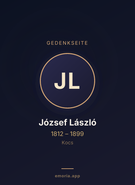 Gedenkportrait von József László