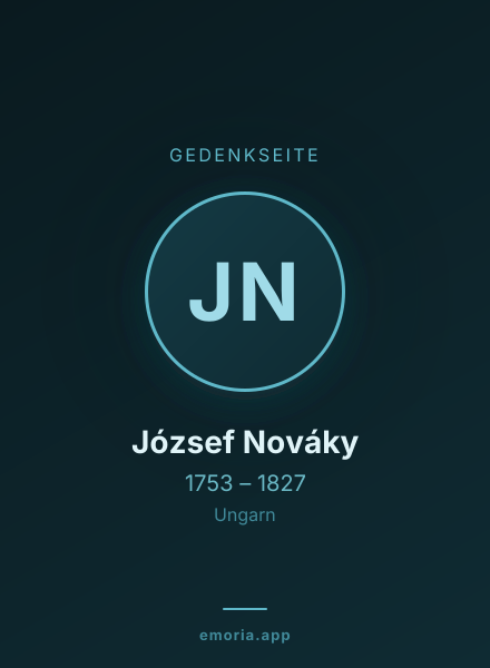 Gedenkportrait von József Nováky