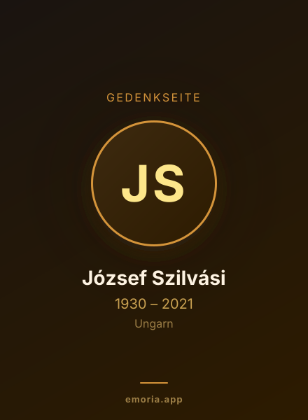Gedenkportrait von József Szilvási
