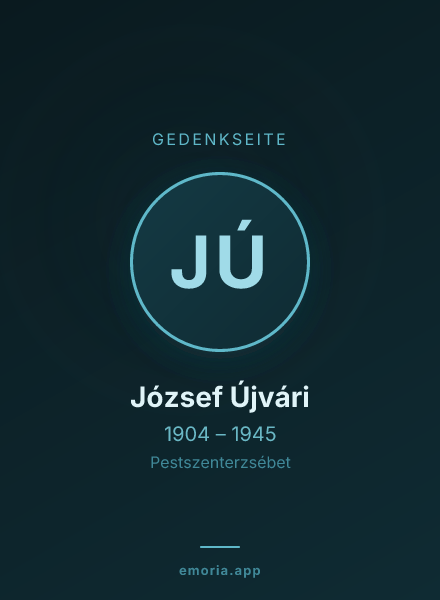 Gedenkportrait von József Újvári