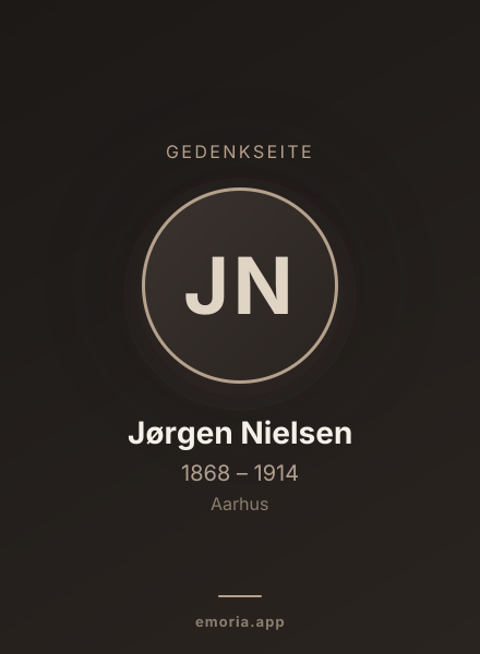 Gedenkportrait von Jørgen Nielsen