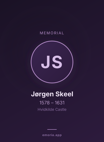Memorial portrait of Jørgen Skeel