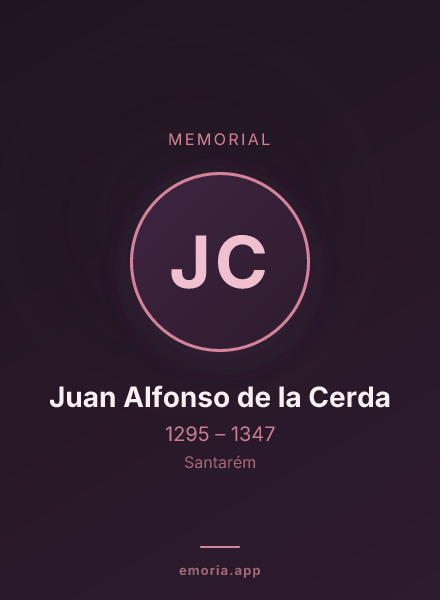 Memorial portrait of Juan Alfonso de la Cerda