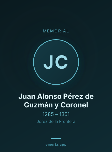 Memorial portrait of Juan Alonso Pérez de Guzmán y Coronel