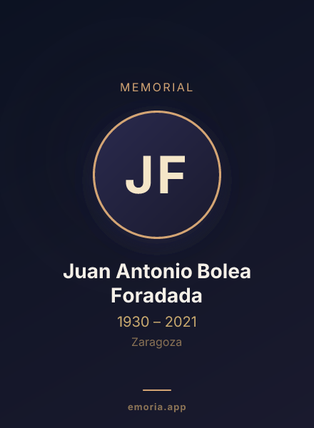 Memorial portrait of Juan Antonio Bolea Foradada