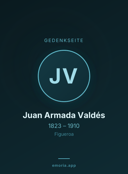 Gedenkportrait von Juan Armada Valdés