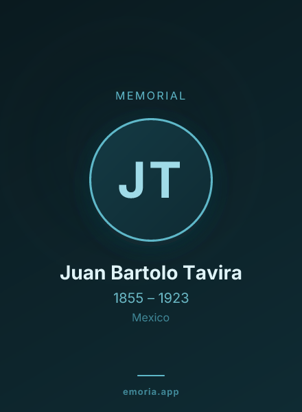 Memorial portrait of Juan Bartolo Tavira