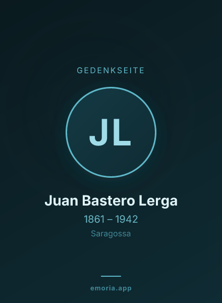Gedenkportrait von Juan Bastero Lerga
