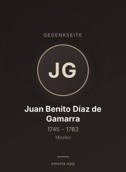 Gedenkportrait von Juan Benito Díaz de Gamarra