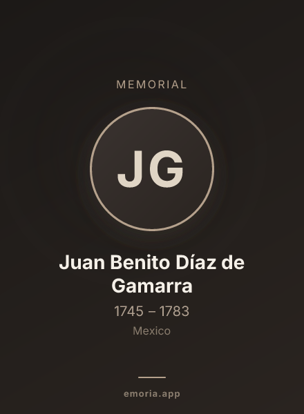 Memorial portrait of Juan Benito Díaz de Gamarra