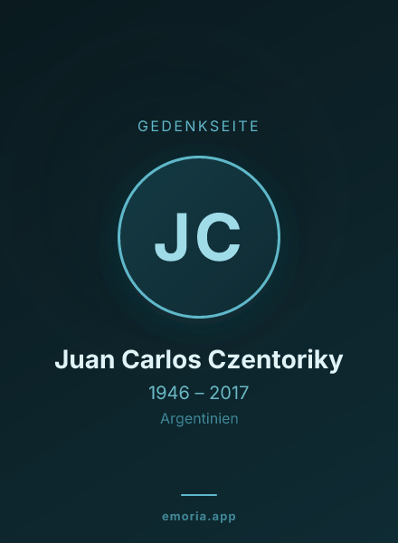 Gedenkportrait von Juan Carlos Czentoriky