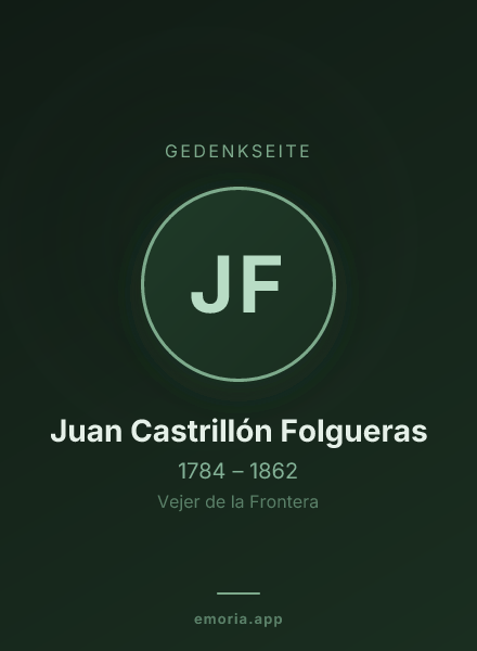 Gedenkportrait von Juan Castrillón Folgueras