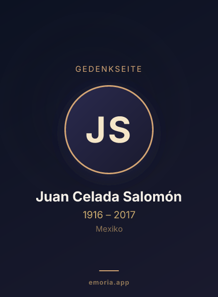 Gedenkportrait von Juan Celada Salomón