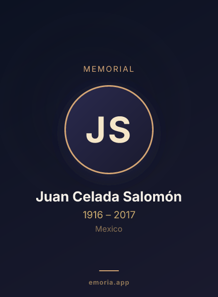 Memorial portrait of Juan Celada Salomón