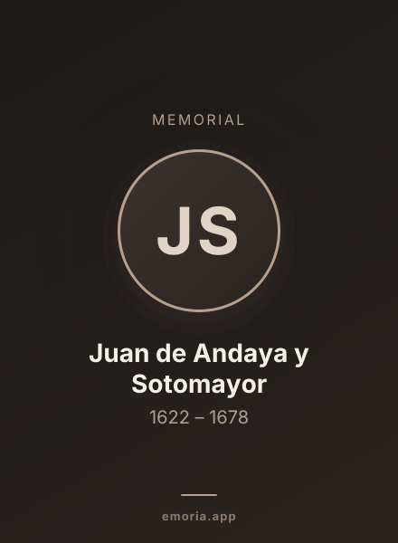 Memorial portrait of Juan de Andaya y Sotomayor