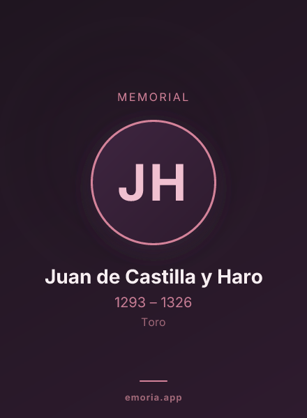 Memorial portrait of Juan de Castilla y Haro