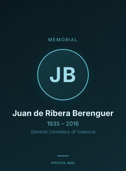 Memorial portrait of Juan de Ribera Berenguer