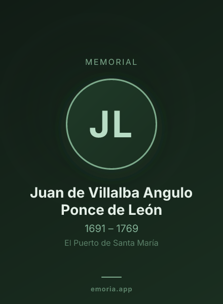 Memorial portrait of Juan de Villalba Angulo Ponce de León