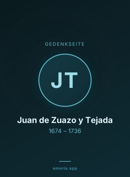 Gedenkportrait von Juan de Zuazo y Tejada