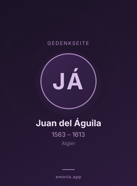 Gedenkportrait von Juan del Águila