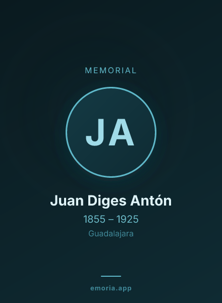Memorial portrait of Juan Diges Antón