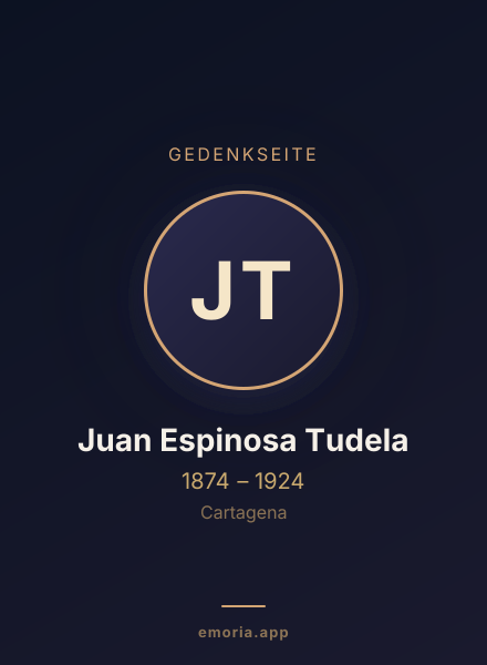 Gedenkportrait von Juan Espinosa Tudela