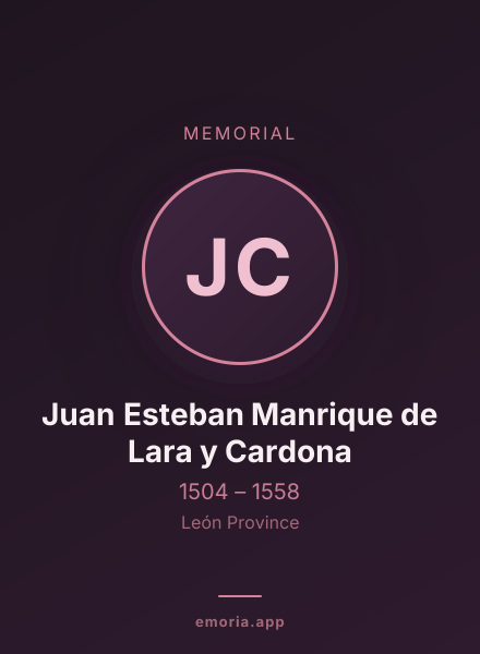 Memorial portrait of Juan Esteban Manrique de Lara y Cardona