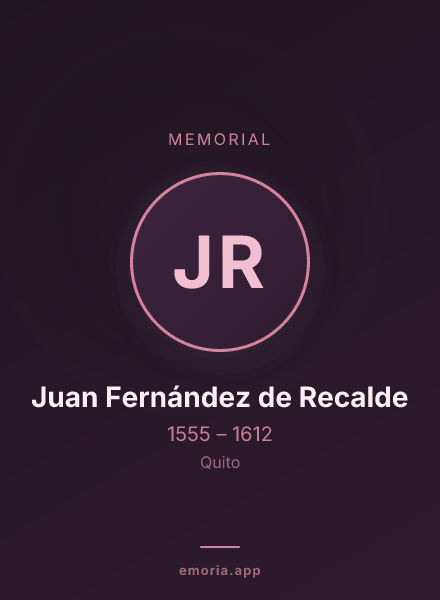 Memorial portrait of Juan Fernández de Recalde