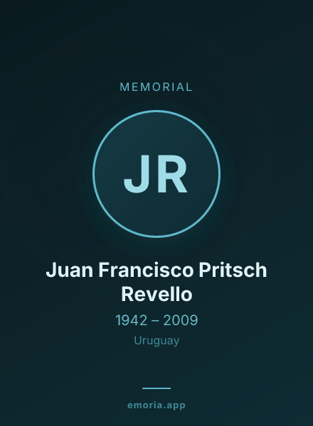 Memorial portrait of Juan Francisco Pritsch Revello
