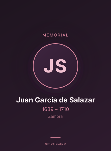 Memorial portrait of Juan García de Salazar