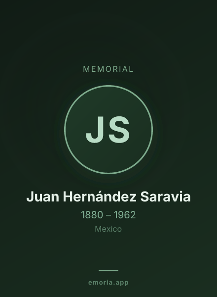 Memorial portrait of Juan Hernández Saravia