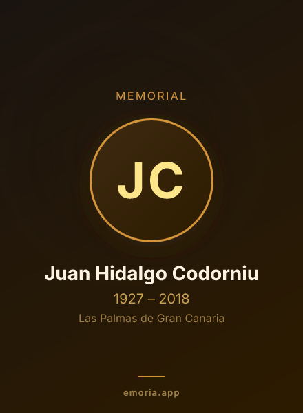 Memorial portrait of Juan Hidalgo Codorniu