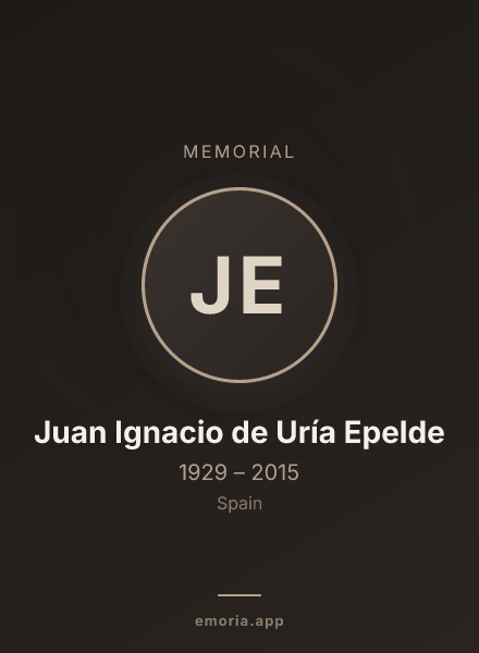 Memorial portrait of Juan Ignacio de Uría Epelde