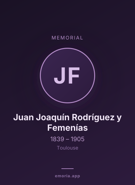 Memorial portrait of Juan Joaquín Rodríguez y Femenías