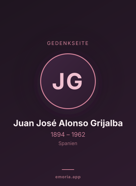 Gedenkportrait von Juan José Alonso Grijalba