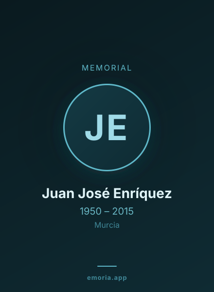Memorial portrait of Juan José Enríquez