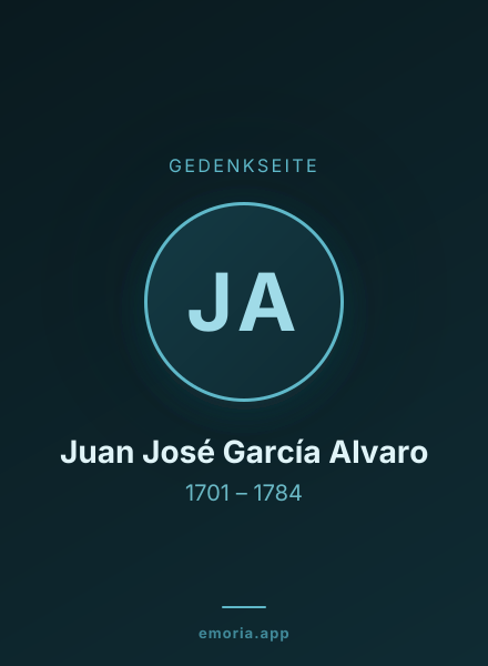 Gedenkportrait von Juan José García Alvaro