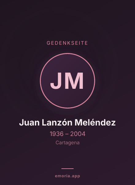 Gedenkportrait von Juan Lanzón Meléndez