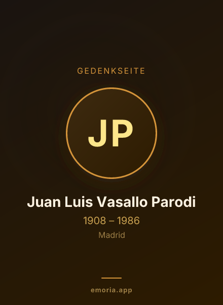 Gedenkportrait von Juan Luis Vasallo Parodi