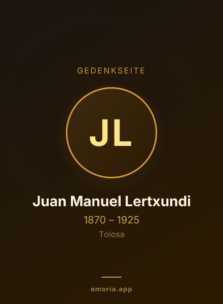 Gedenkportrait von Juan Manuel Lertxundi